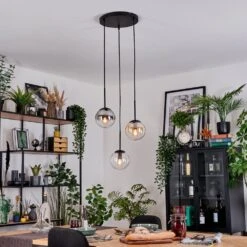 Gastor Hängeleuchte Glas 15 Cm Bernsteinfarben, Klar, Rauchfarben, 3-flammig -Lampe Verkäufe gastor haengeleuchte glas 15 cm h9008682 8