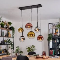 Gastor Hängeleuchte Glas 20 Cm, 25 Cm Chrom, Gold, Klar, Kupferfarben, Rauchfarben, 6-flammig -Lampe Verkäufe gastor haengeleuchte glas 20 cm 25 cm h3945490 8