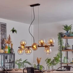 Gastor Pendelleuchte Glas 15 Cm Bernsteinfarben, Klar, 10-flammig -Lampe Verkäufe gastor pendelleuchte glas 15 cm h3852125 8