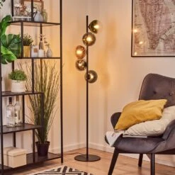 Gastor Stehleuchte Glas 15 Cm Blau, Chrom, Grün, Klar, Kupferfarben, Rauchfarben, 5-flammig -Lampe Verkäufe gastor stehleuchte glas 15 cm h9034636 10