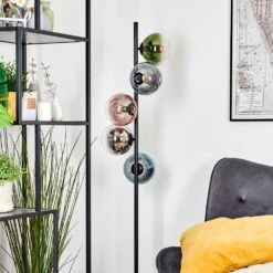 Gastor Stehleuchte Glas 15 Cm Blau, Chrom, Grün, Klar, Kupferfarben, Rauchfarben, 5-flammig -Lampe Verkäufe gastor stehleuchte glas 15 cm h9034636 9