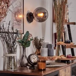 Gastor Wandleuchte Glas 15 Cm Rauchfarben, 1-flammig -Lampe Verkäufe gastor wandleuchte glas 15 cm h3834701 6