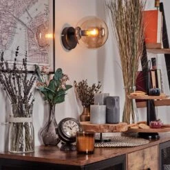 Gastor Wandleuchte Glas 15 Cm Bernsteinfarben, 1-flammig -Lampe Verkäufe gastor wandleuchte glas 15 cm h3838006 8