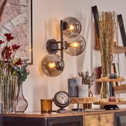 Gastor Wandleuchte Glas 15 Cm Rauchfarben, 3-flammig -Lampe Verkäufe gastor wandleuchte glas 15 cm h3951583 6