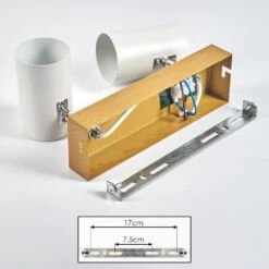 Gesteira Deckenleuchte Chrom, Holzoptik, 2-flammig 18 Gesteira Deckenleuchte Chrom, Holzoptik, 2-flammig -Lampe Verkäufe gesteira deckenleuchte h3814918 4