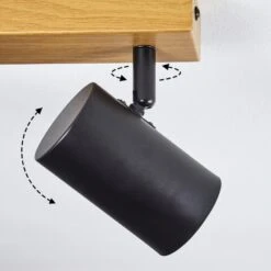 Gesteira Deckenleuchte Naturfarben, Schwarz, 3-flammig -Lampe Verkäufe gesteira deckenleuchte h3814987 2