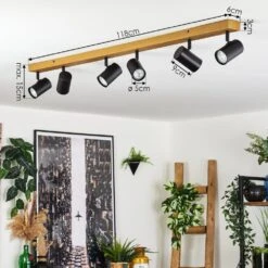 Gesteira Deckenleuchte Holzoptik, 6-flammig -Lampe Verkäufe gesteira deckenleuchte h3815144 3