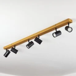 Gesteira Deckenleuchte Holzoptik, 6-flammig -Lampe Verkäufe gesteira deckenleuchte h3815144 7