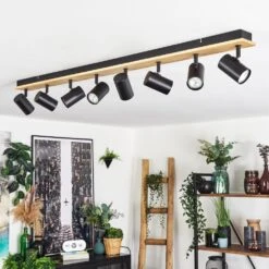 Gesteira Deckenleuchte Naturfarben, Schwarz, 8-flammig -Lampe Verkäufe gesteira deckenleuchte h3815342 9