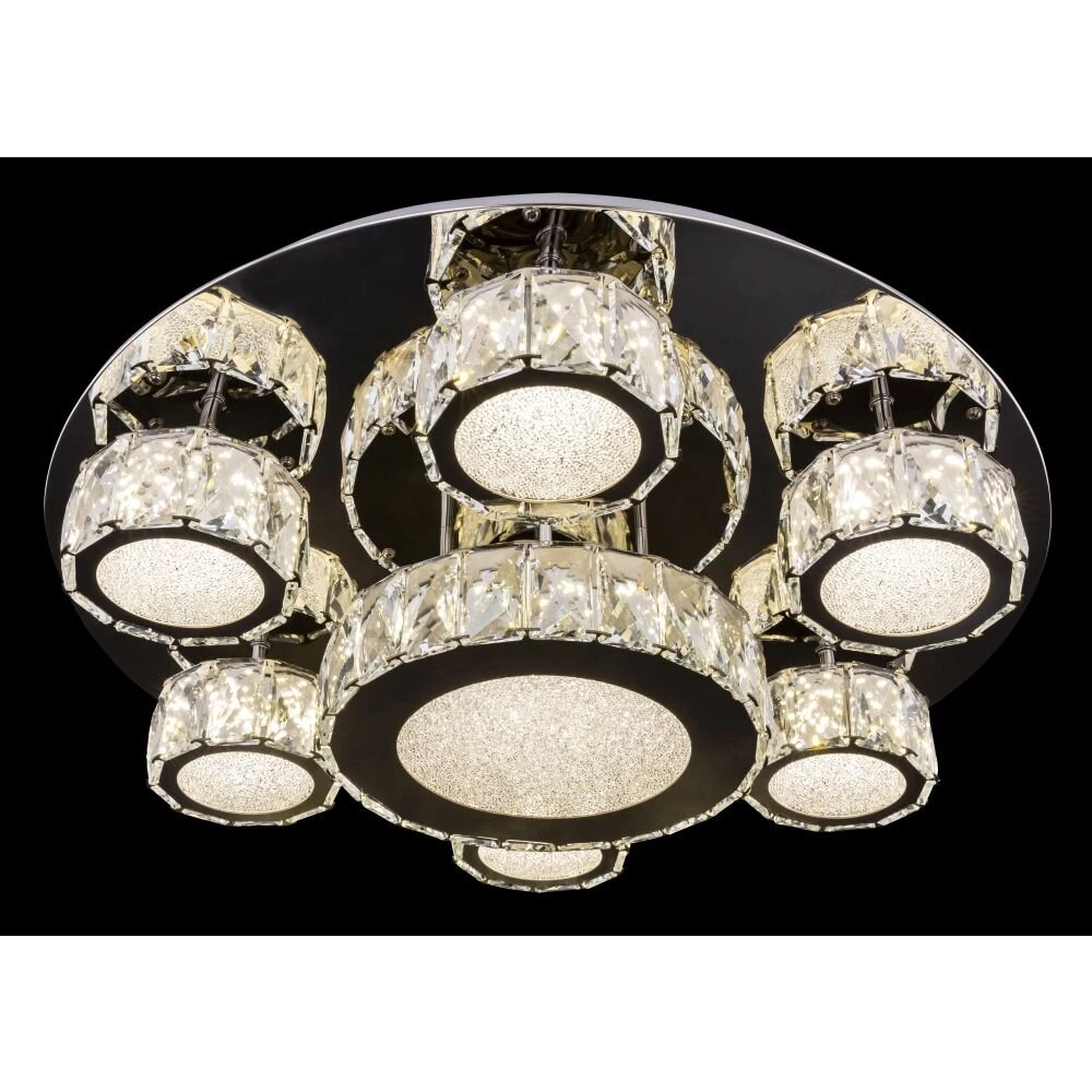 Globo AMUR Deckenleuchte LED Chrom, 1-flammig 5 Globo AMUR Deckenleuchte LED Chrom, 1-flammig – Bild 3