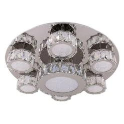 Globo AMUR Deckenleuchte LED Chrom, 1-flammig 11 Globo AMUR Deckenleuchte LED Chrom, 1-flammig -Lampe Verkäufe globo amur deckenleuchte 49350 60 3