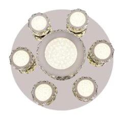 Globo AMUR Deckenleuchte LED Chrom, 1-flammig 12 Globo AMUR Deckenleuchte LED Chrom, 1-flammig -Lampe Verkäufe globo amur deckenleuchte 49350 60 4