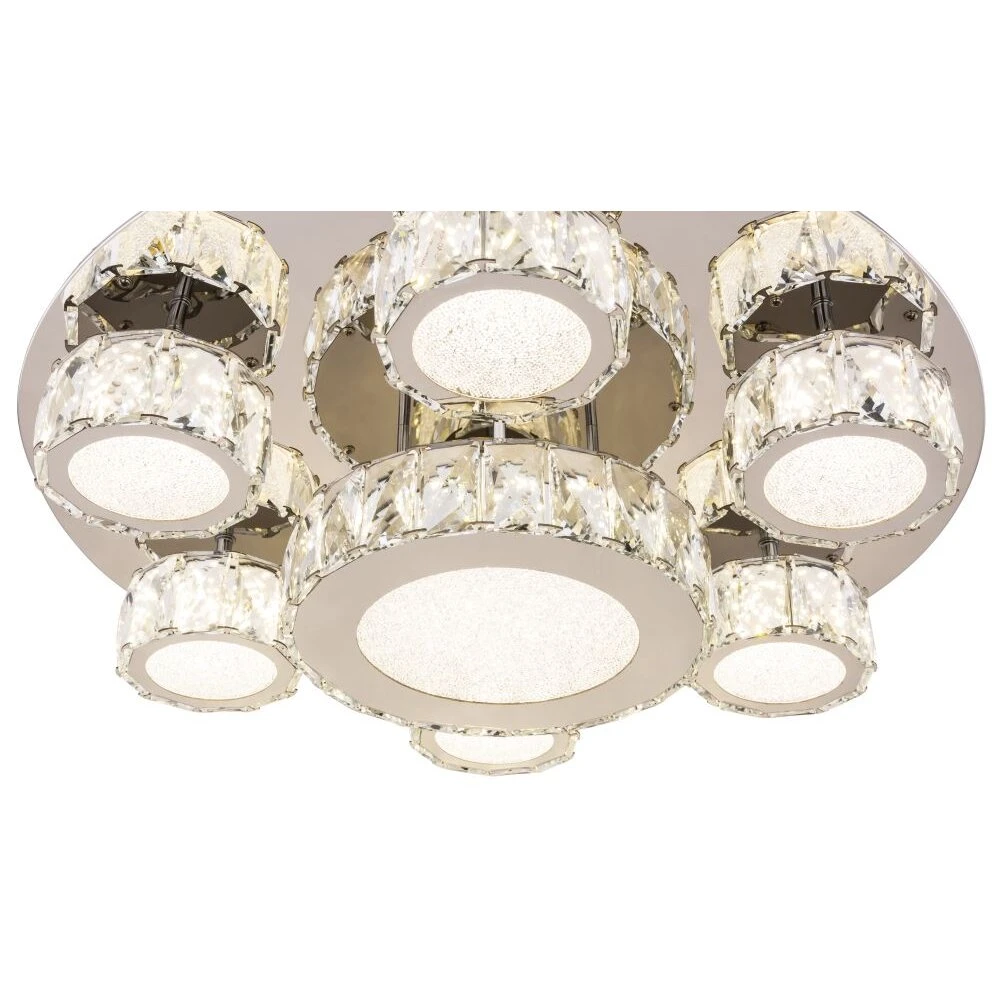 Globo AMUR Deckenleuchte LED Chrom, 1-flammig 8 Globo AMUR Deckenleuchte LED Chrom, 1-flammig – Bild 6