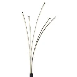 Globo BIZZY Stehleuchte LED Schwarz, 1-flammig, Fernbedienung -Lampe Verkäufe globo bizzy stehleuchte 59229bsh 2