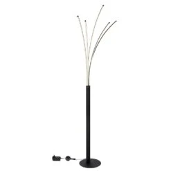 Globo BIZZY Stehleuchte LED Schwarz, 1-flammig, Fernbedienung -Lampe Verkäufe globo bizzy stehleuchte 59229bsh 5