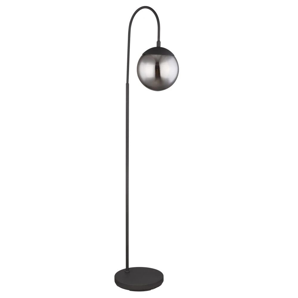 Globo BLAMA Stehleuchte Schwarz, 1-flammig 4 Globo BLAMA Stehleuchte Schwarz, 1-flammig – Bild 2