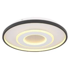 Globo BRIENNA Deckenleuchte LED Weiß, 1-flammig, Fernbedienung -Lampe Verkäufe globo brienna deckenleuchte 48552dsh 4