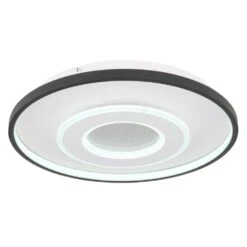 Globo BRIENNA Deckenleuchte LED Weiß, 1-flammig, Fernbedienung -Lampe Verkäufe globo brienna deckenleuchte 48552dsh 5