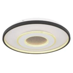 Globo BRIENNA Deckenleuchte LED Weiß, 1-flammig, Fernbedienung -Lampe Verkäufe globo brienna deckenleuchte 48552dsh 6