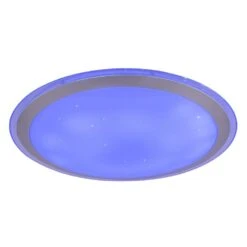 Globo CARRY Deckenleuchte LED Weiß, 1-flammig, Fernbedienung, Farbwechsler -Lampe Verkäufe globo carry deckenleuchte 41354 30sh 10