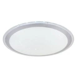 Globo CARRY Deckenleuchte LED Weiß, 1-flammig, Fernbedienung, Farbwechsler -Lampe Verkäufe globo carry deckenleuchte 41354 30sh 6