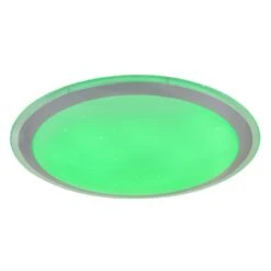 Globo CARRY Deckenleuchte LED Weiß, 1-flammig, Fernbedienung, Farbwechsler -Lampe Verkäufe globo carry deckenleuchte 41354 30sh 8