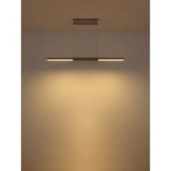 Globo Cody Hängeleuchte LED Aluminium Gebürstet, Weiß, 1-flammig -Lampe Verkäufe globo cody haengeleuchte 17018a 3