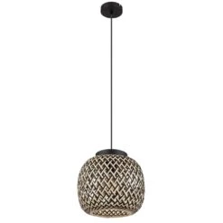 Globo COLLY Hängeleuchte Schwarz, 1-flammig -Lampe Verkäufe globo colly haengeleuchte 15766h1 1