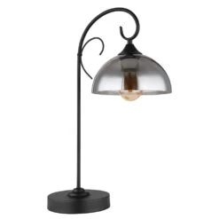 Globo COTTAGE Tischleuchte Schwarz, 1-flammig -Lampe Verkäufe globo cottage tischleuchte 69061t 1