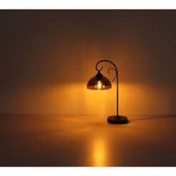 Globo COTTAGE Tischleuchte Schwarz, 1-flammig -Lampe Verkäufe globo cottage tischleuchte 69061t 3