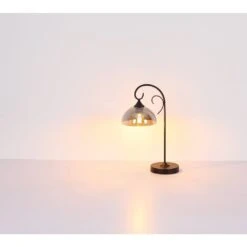 Globo COTTAGE Tischleuchte Schwarz, 1-flammig -Lampe Verkäufe globo cottage tischleuchte 69061t 4