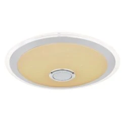 Globo DUNNY Deckenleuchte LED Weiß, 1-flammig, Fernbedienung, Farbwechsler 27 Globo DUNNY Deckenleuchte LED Weiß, 1-flammig, Fernbedienung, Farbwechsler -Lampe Verkäufe globo dunny deckenleuchte 41371 24 11