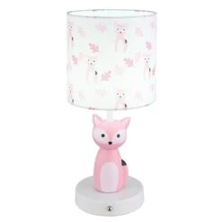 Globo Foxy Tischleuchte LED Pink, Weiß, 1-flammig -Lampe Verkäufe globo foxy tischleuchte 21737p 6