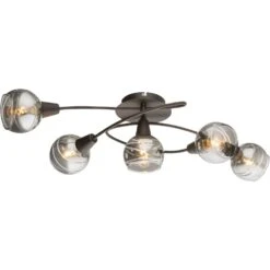 Globo ISLA Deckenleuchte LED Bronze, 5-flammig -Lampe Verkäufe globo isla deckenleuchte 54347 5 1