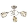 Globo Kris Deckenleuchte Nickel-Matt, 3-flammig -Lampe Verkäufe globo kris deckenleuchte 54356 3 0
