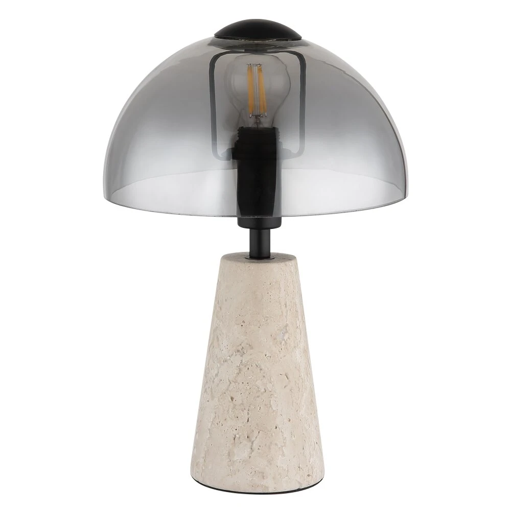 Pilzlampe Globo Lars Tischleuchte Grau, 1-flammig 4 Pilzlampe Globo Lars Tischleuchte Grau, 1-flammig – Bild 2