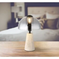 Pilzlampe Globo Lars Tischleuchte Grau, 1-flammig 17 Pilzlampe Globo Lars Tischleuchte Grau, 1-flammig -Lampe Verkäufe globo lars tischleuchte 24202s 7