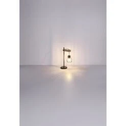 Globo MINA Tischleuchte Braun, Schwarz, 1-flammig -Lampe Verkäufe globo mina tischleuchte 15326tn 4