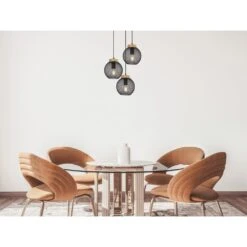 Globo PABLO Hängeleuchte Schwarz, 3-flammig -Lampe Verkäufe globo pablo haengeleuchte 15663 3h 1