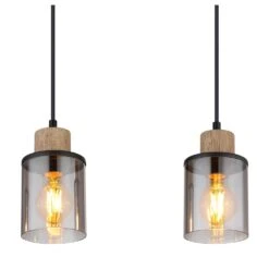 Globo REID Hängeleuchte Schwarz, 4-flammig -Lampe Verkäufe globo reid haengeleuchte 15707 4h 3