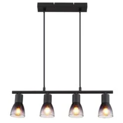 Globo Satella Hängeleuchte Schwarz, 4-flammig 12 Globo Satella Hängeleuchte Schwarz, 4-flammig -Lampe Verkäufe globo satella haengeleuchte 54312 4h 2