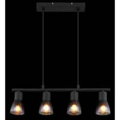 Globo Satella Hängeleuchte Schwarz, 4-flammig 15 Globo Satella Hängeleuchte Schwarz, 4-flammig -Lampe Verkäufe globo satella haengeleuchte 54312 4h 5