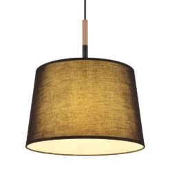 Globo TL Hängeleuchte Naturfarben, Schwarz, 1-flammig -Lampe Verkäufe globo tl haengeleuchte 21629h 4