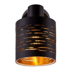 Globo TUNNO Wandleuchte Schwarz, 1-flammig -Lampe Verkäufe globo tunno wandleuchte 15342 1 2