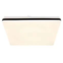 Globo ULLY Deckenpanel LED Schwarz, 1-flammig, Fernbedienung -Lampe Verkäufe globo ully deckenpanel 48025obsh 3