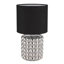 Globo VALENTINO Tischleuchte Chrom, 1-flammig -Lampe Verkäufe globo valentino tischleuchte 21626c 1