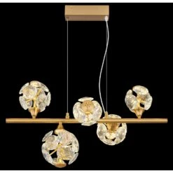 Globo Virina Hängeleuchte LED Gold, 1-flammig -Lampe Verkäufe globo virina haengeleuchte 16047 5h 4