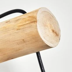 Gondo Wandleuchte Holz Hell, Schwarz, 1-flammig -Lampe Verkäufe gondo wandleuchte h3331118 16