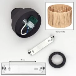 Granja Deckenleuchte Glas 35 Cm Naturfarben, 1-flammig -Lampe Verkäufe granja deckenleuchte glas 35 cm h3947623 4