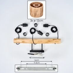 Granja Hängeleuchte Naturfarben, Schwarz, 3-flammig -Lampe Verkäufe granja haengeleuchte h9043027 4